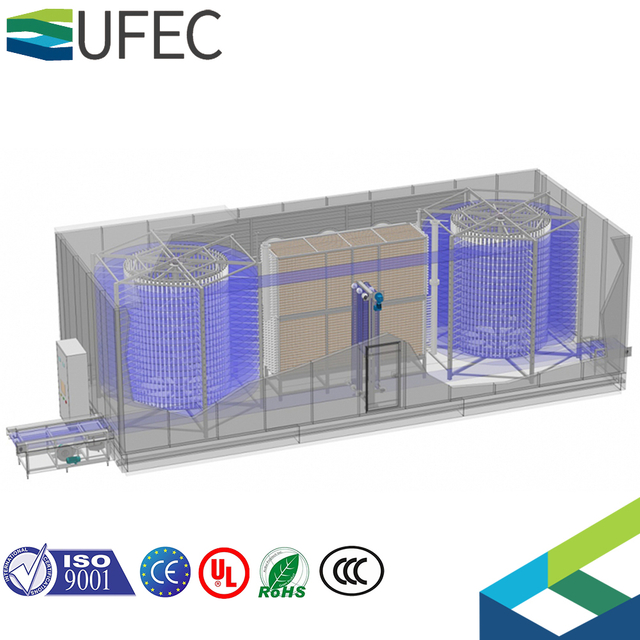 Prix ​​de congélateur en spirale de machine de congélation rapide de double spirale de poisson et de viande de haute qualité certifié CE