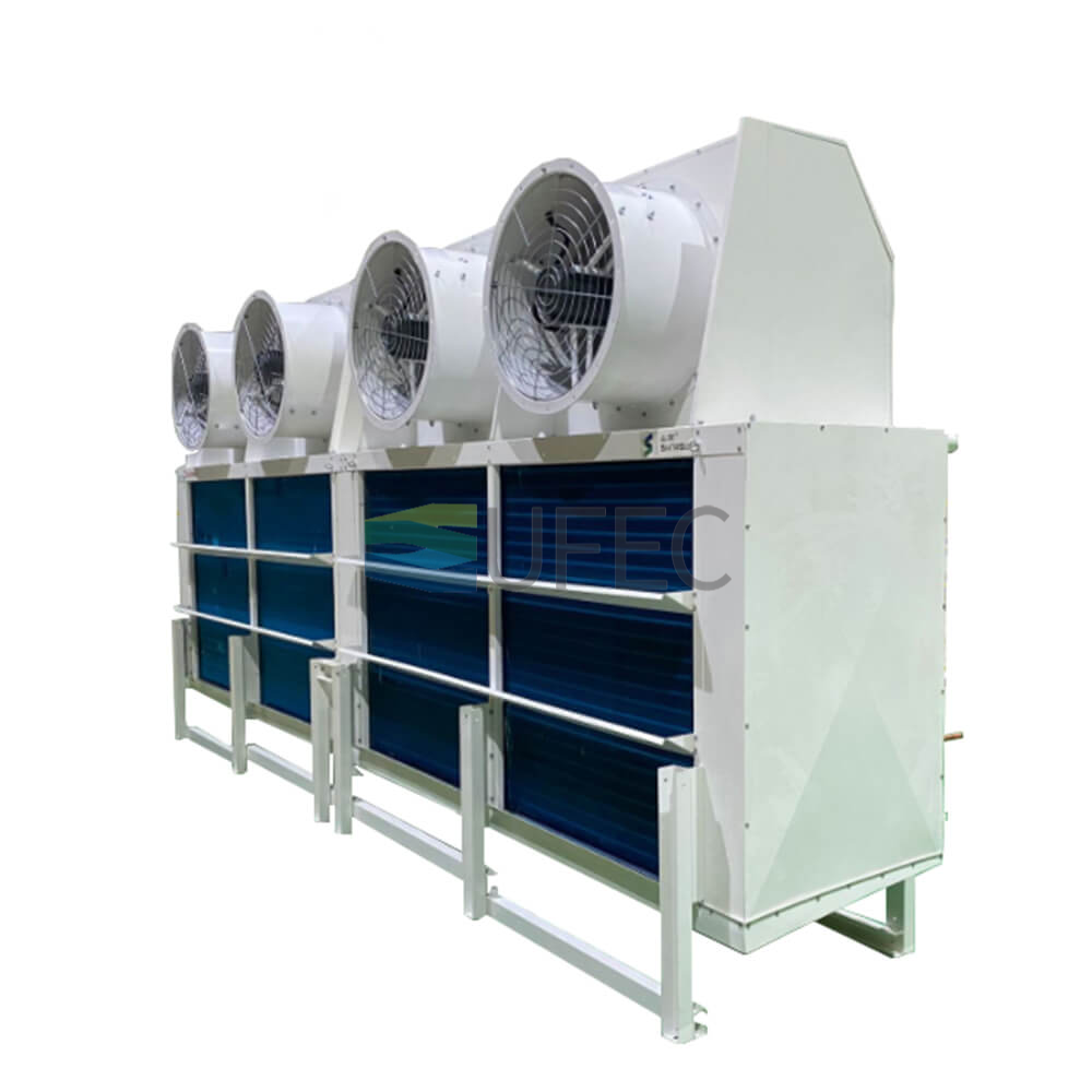 Refroidisseur d'air de type plancher à ailettes en aluminium à tube en cuivre/aluminium