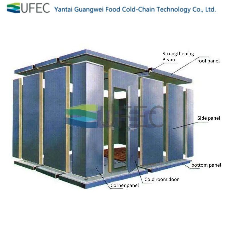 Chambre froide GWZL-CR5Y001 de congélateur de stockage de nouveau conteneur de 20 pieds