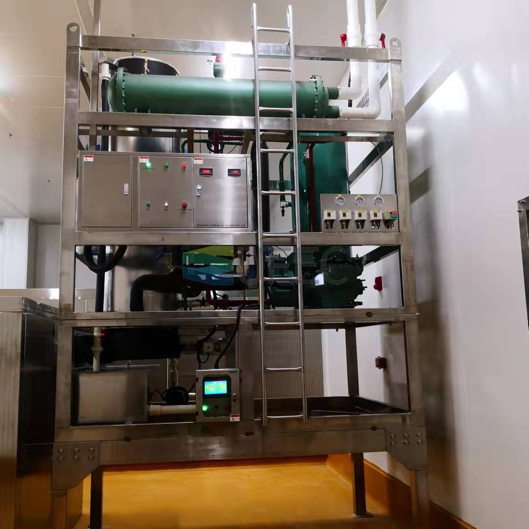 Machine de fabrication de glace de tube de machine à glace de tube de fabricant de tube de glace industriel